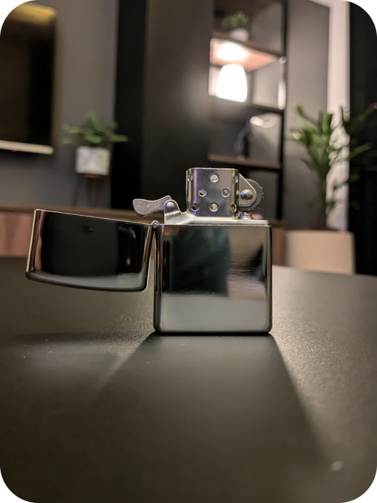 ENCENDEDOR CROMADO GPR - Grabado Láser Personalizado